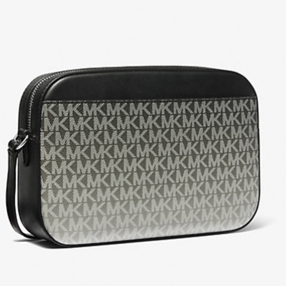 MICHAEL KORS Jet Set Lg Ombré Signature Logo EW Crossbody Body East West 
Black - Picture 4 of 16